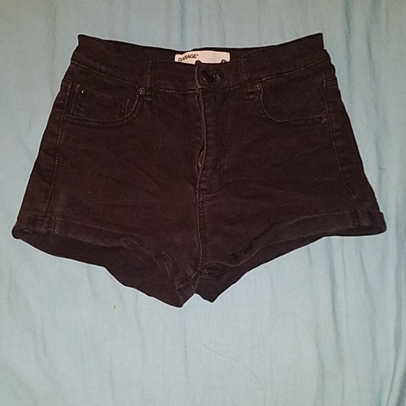 Black jean shorts - Picture 1 of 4